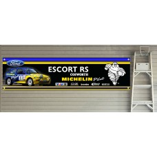 Ford Escort Cosworth Michelin Pilot Garage/Workshop Banner